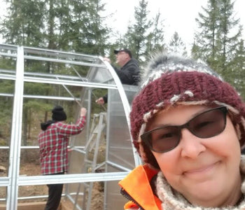 Bigger is Better...glad we went for the larger size greenhouse