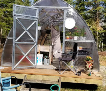 Bigger is Better...glad we went for the larger size greenhouse