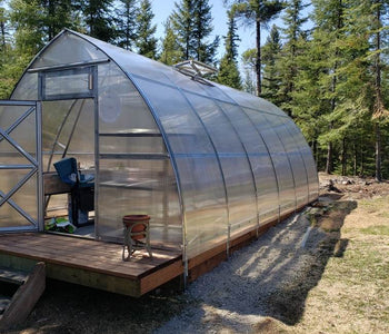Bigger is Better...glad we went for the larger size greenhouse