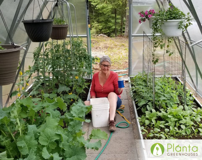 Bigger is Better...glad we went for the larger size greenhouse