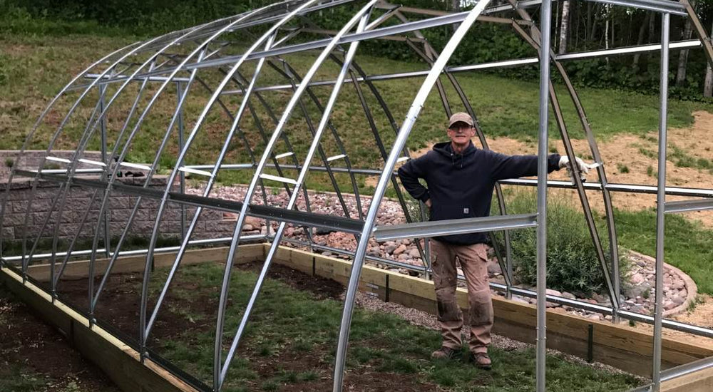 You’re rewarded with a nice-looking and sturdy greenhouse