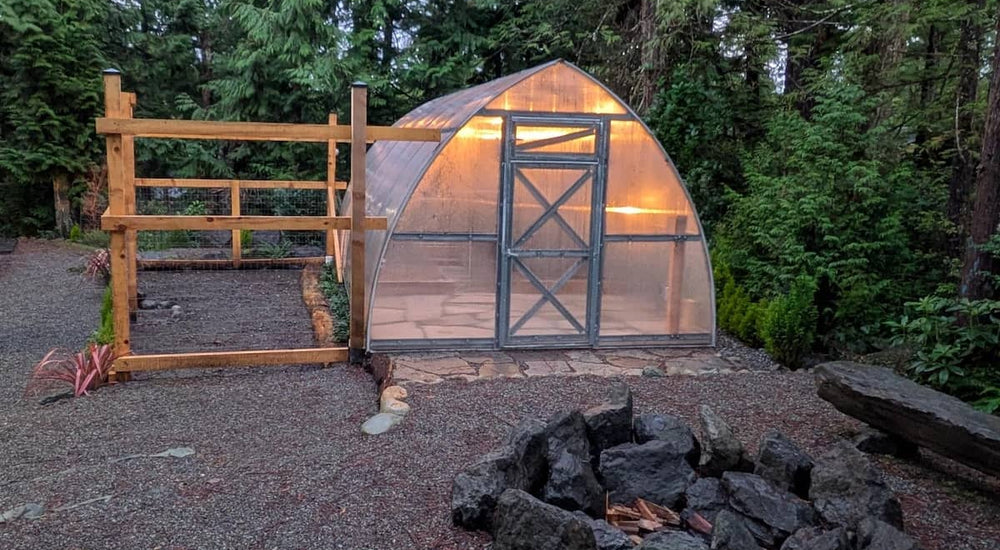 A Coastal BC Backyard Transformed With a Sungrow 20 Greenhouse