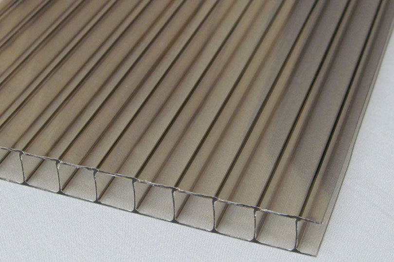 Twin Wall - Bronze (Smoke) 10mm - Polycarbonate Sheets