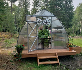 Bigger is Better...glad we went for the larger size greenhouse