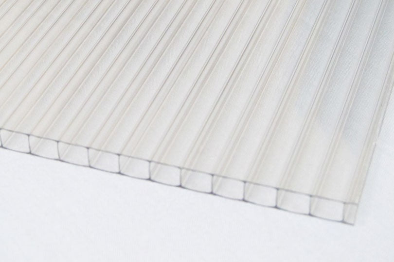 Twin Wall - Clear 6mm - Polycarbonate Sheets