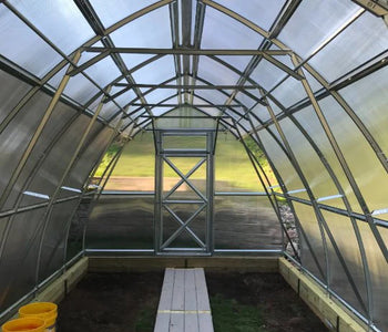 You’re rewarded with a nice-looking and sturdy greenhouse