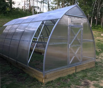 You’re rewarded with a nice-looking and sturdy greenhouse