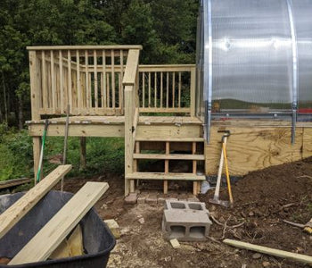 This greenhouse is a very ruggedly built and well designed