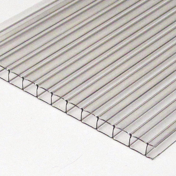 Twin Wall - Clear 8mm - Polycarbonate Sheets