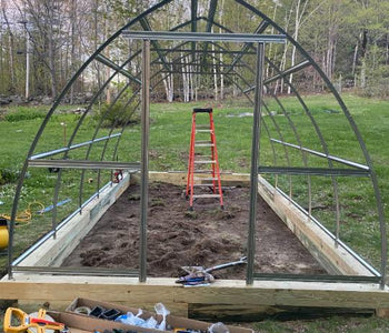 Our greenhouse extended our growing season year round