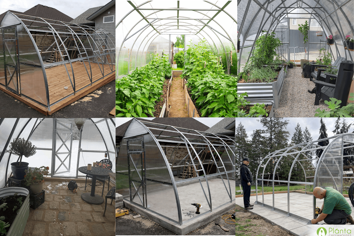 What base should my greenhouse sit on?