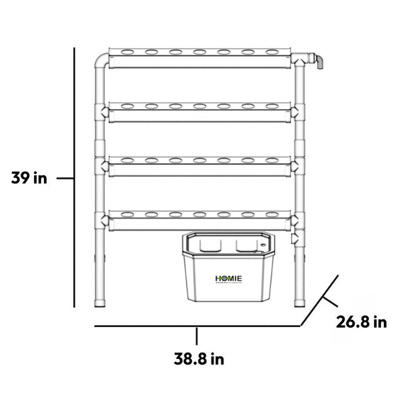 Homie 28 – Home Hydroponic Growing System