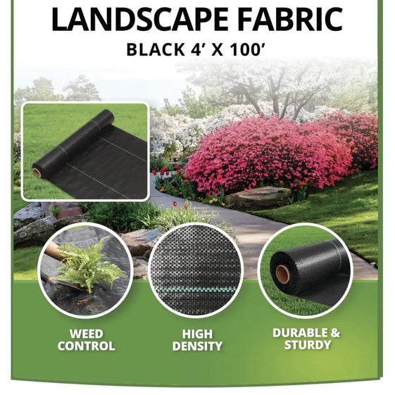 Landscaping Fabric - Heavy‑Duty Weed Barrier