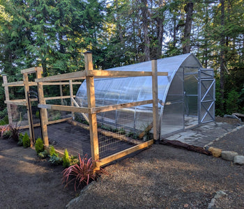 A Coastal BC Backyard Transformed With a Sungrow 20 Greenhouse