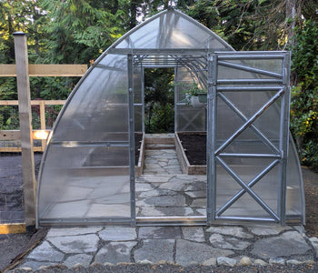 A Coastal BC Backyard Transformed With a Sungrow 20 Greenhouse