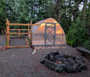 A Coastal BC Backyard Transformed With a Sungrow 20 Greenhouse