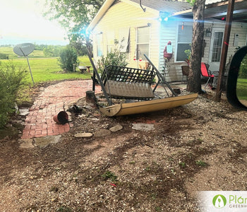 My Greenhouse Survived a small tornado!