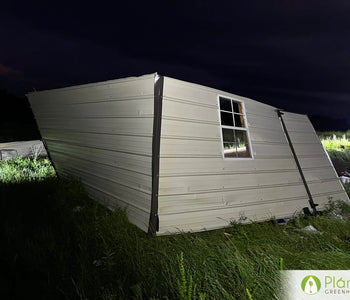 My Greenhouse Survived a small tornado!