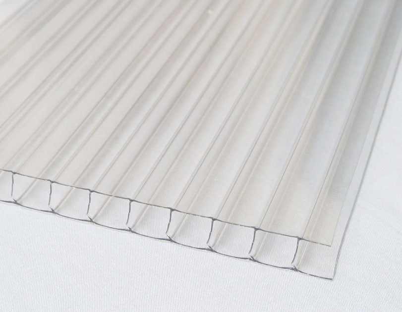 Twin Wall - Clear 10mm - Polycarbonate Sheets