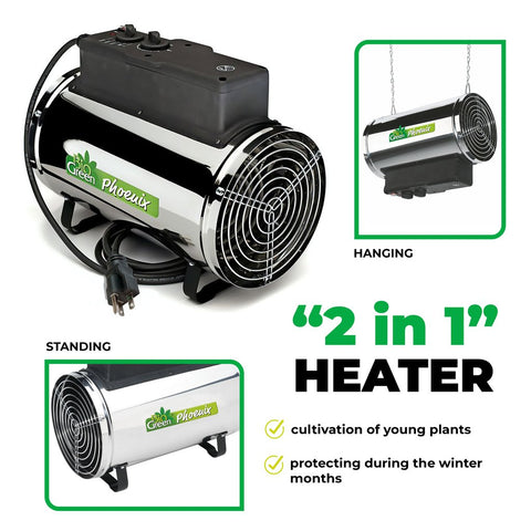 2-in-1 Phoenix Greenhouse Heater/Cooler — USA | Planta